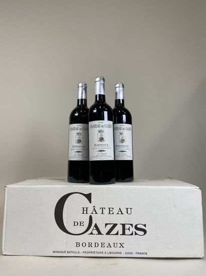 BORDEAUX. Château de Cazes. 2000. 12 bt.