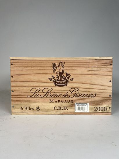 MARGAUX. Château Giscours. La Sirène de Giscours....