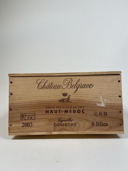 HAUT MEDOC. 5ème GCC. Château Belgrave. 2003....