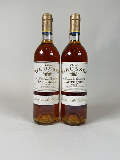 SAUTERNES. 1er GCC. Château Rieussec. 1978....