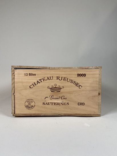SAUTERNES. 1er GCC. Château Rieussec. 2003....