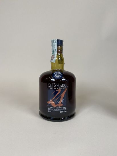 RUM. El Dorado. 21 years Special Reserve....