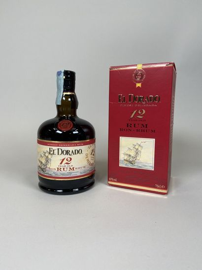 RUM. El Dorado. 12 years. 40%.