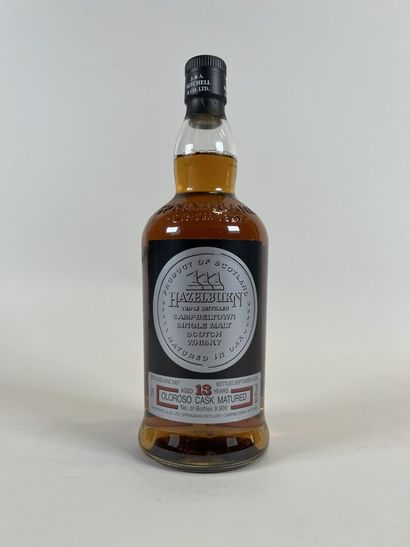 WHISKY. Hazelburn. 13 years old. Oloroso...