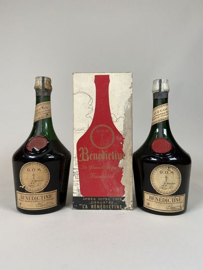 LIQUEUR. Benedictine. 2 bt. (1 case miss...