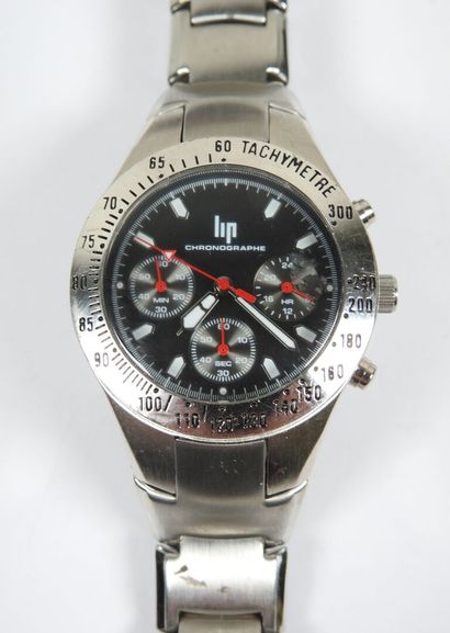 LIP.
Men's chronograph wristwatch in steel,...
