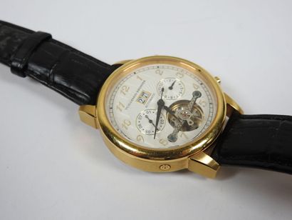 VUILLEMAIN REGNIER.
Men's chronograph wristwatch...