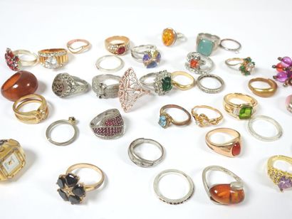 Ensemble de bagues fantaisie, certaines en...