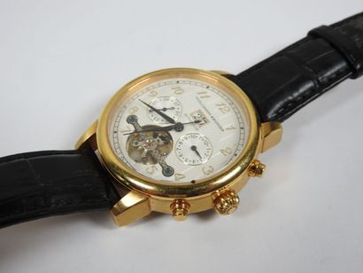 VUILLEMAIN REGNIER.
Men's chronograph wristwatch...