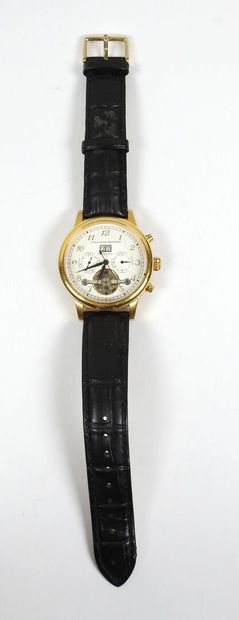 VUILLEMAIN REGNIER.
Men's chronograph wristwatch...