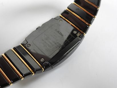 RADO.
Chronograph wristwatch in black ceramic...