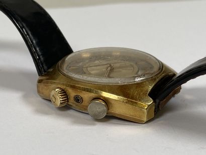 OMEGA.
Montre-bracelet d'homme en acier et...