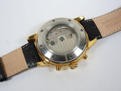 VUILLEMAIN REGNIER.
Men's chronograph wristwatch...