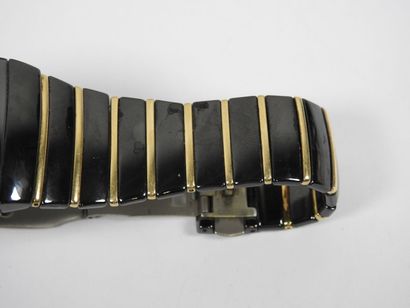 RADO.
Chronograph wristwatch in black ceramic...