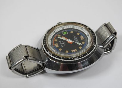 BASIS.
Diving wristwatch in steel, mechanical...