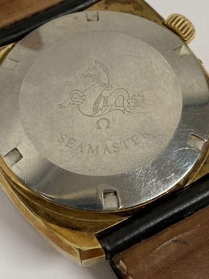 OMEGA.
Montre-bracelet d'homme en acier et...
