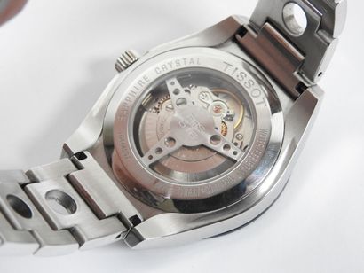 TISSOT.
Montre-bracelet d'homme en acier,...