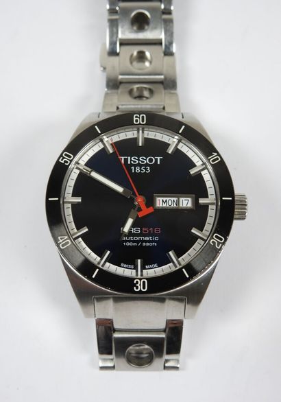 TISSOT.
Montre-bracelet d'homme en acier,...