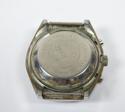 ISA.
Steel diver's watch case, automatic...