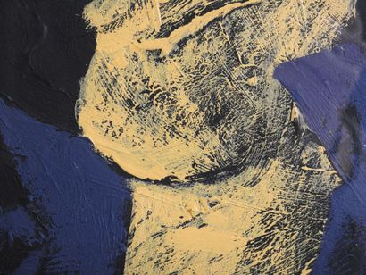 Philippe PHERIVONG (né en 1957).
Le visage.
Acrylique...