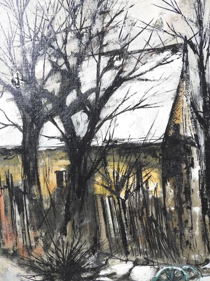 Didier GRANDT (1934).
La ruelle de village.
Huile...