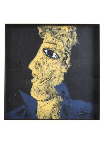Philippe PHERIVONG (né en 1957).
Le visage.
Acrylique...