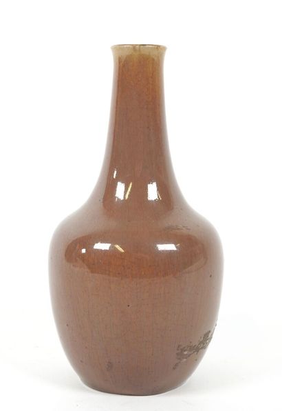 Auguste DELAHERCHE (1857-1940).
Vase soliflore...