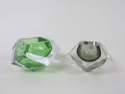 Flavio POLI (1900-1984), à MURANO.
Deux petits...