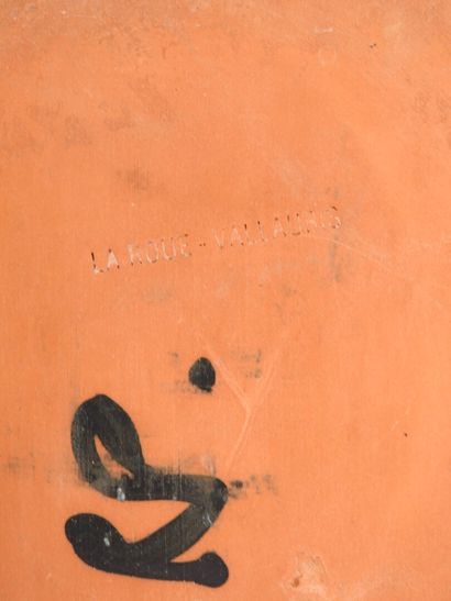 Robert PICAULT (1919-2000) pour LA ROUE VALLAURIS.
Plateau...