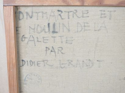 Didier GRANDT (1934).
Paris, Montmartre le...