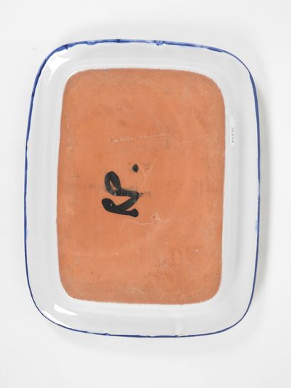 Robert PICAULT (1919-2000) pour LA ROUE VALLAURIS.
Plateau...