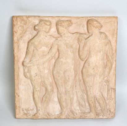 Robert WLERICK (1882-1944).
Les trois grâces.
Bas...