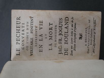 [Orléans] Jogues de Bouland, Le pécheur converti...