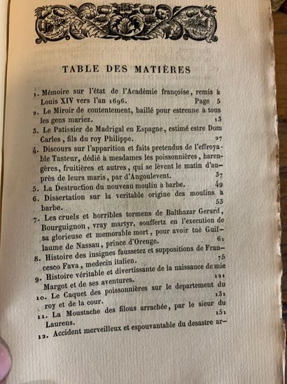 [BIBLIOTHEQUE ELZÉVIRIENNE - SATIRE, COURTISANES,...