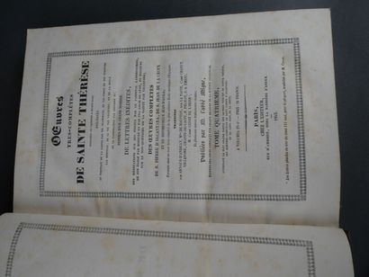 OEuvres très complètes de SAINTE THERESE...