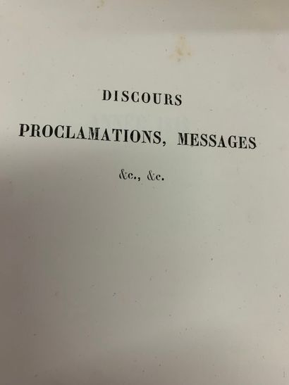 OEuvres de NAPOLEON III. Paris, Amyot, 1854-56....