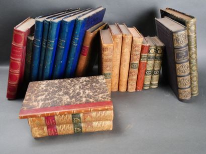 Lot d'environ 21 volumes XVIIIe XIXe dont...