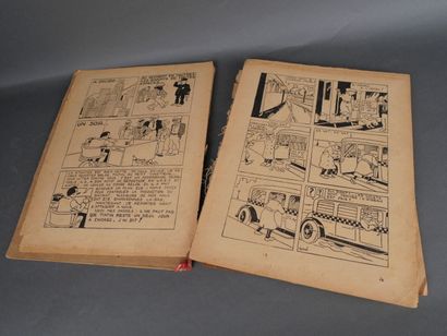 Tintin en Amérique, édition du petit vingtième,...