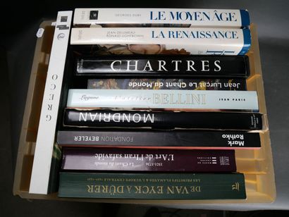 Lot de 11 volumes d'art sur Gréco, Zurbaran,...