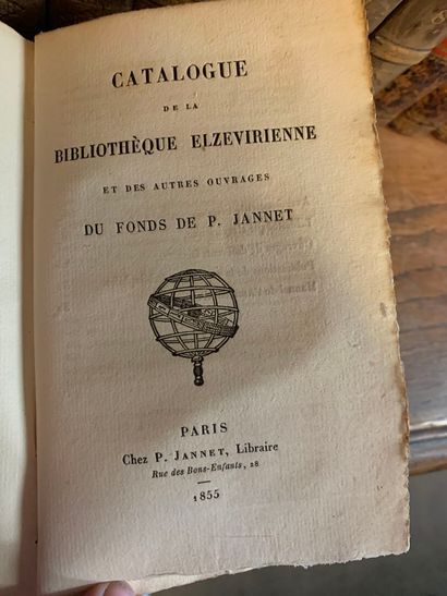 [BIBLIOTHEQUE ELZÉVIRIENNE - SATIRE, COURTISANES,...