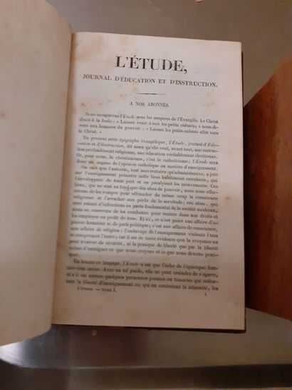 [RELIGIEUX DIVERS] 13 volumes reliés in-12...