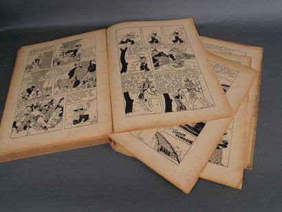 Tintin en Amérique, édition du petit vingtième,...