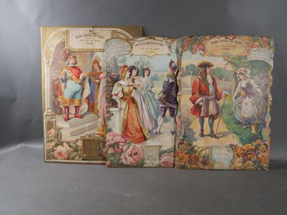 [Touraine] Lot de 3 panneaux en chromo pour...
