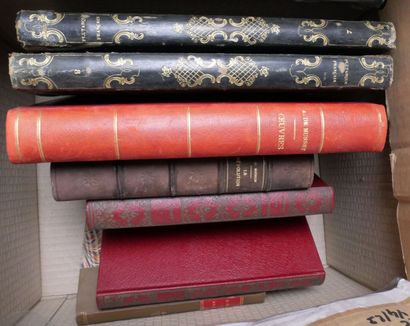 Lot de 7 volumes dont Plutarque français,...