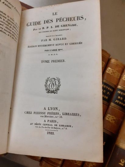[RELIGIEUX DIVERS] 13 volumes reliés in-12...