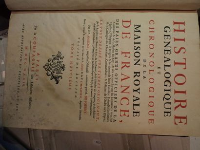 Père Anselme, Histoire généalogique et chronologique...