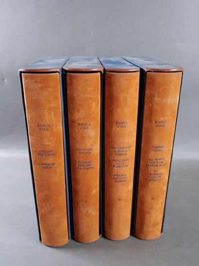 Boris Vian, oeuvres.
Sauret, 1990, 4 volumes...