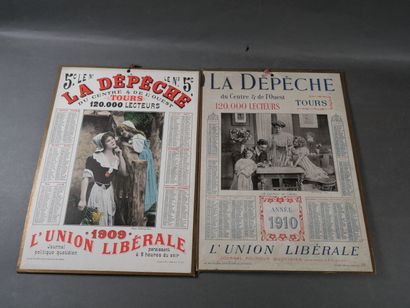 [Touraine] Superbe ensemble de 11 calendriers...