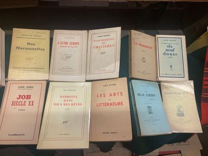 [ROMANS DEBUT XXe AVEC ENVOIS AUTOGRAPHES...