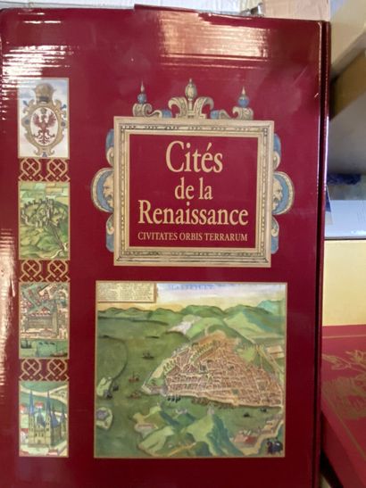 Lot de 10 volumes, Beaux arts, dont cités...